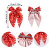 New Christmas Ribbon Hair Spring Clip Festive Atmosphere Cute Hair Tie Hair Ring Hair Accessory Hair Clip