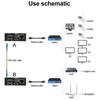 1PCS Gigabit SFP Media Converter SFP To RJ45 Transceiver 10/100/1000M Fiber Optic Switch With 20KM SC SFP Module