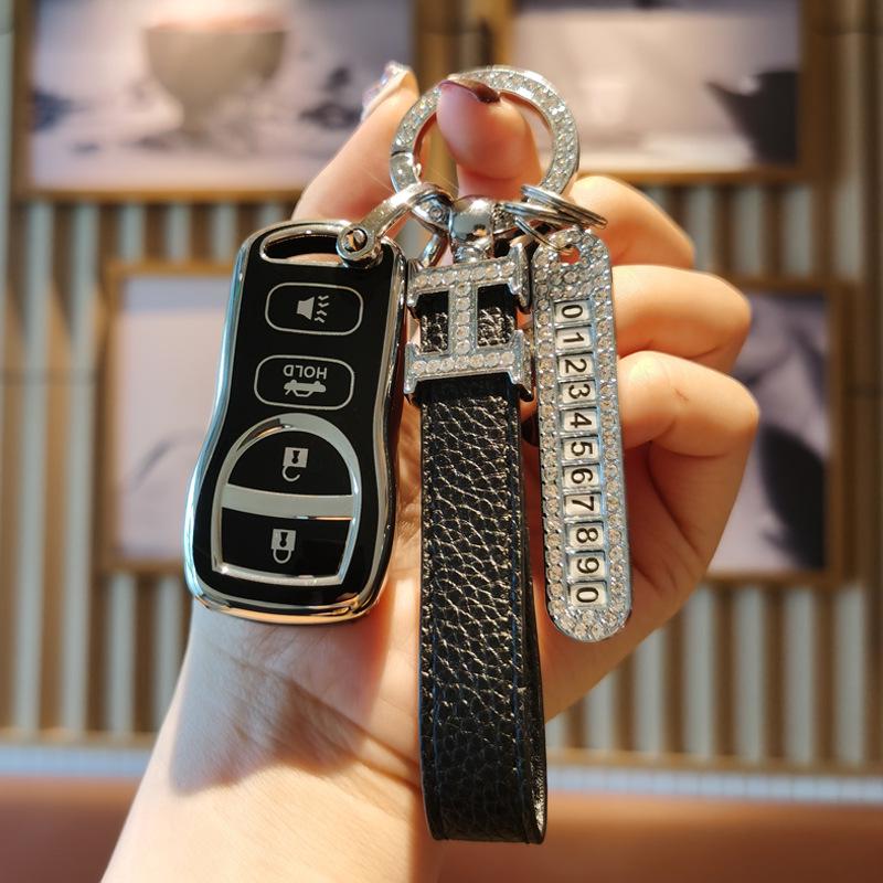 Nissan Classic Sylphy NV200 New Livina D50 Venucia R30 R50X Car Key Case