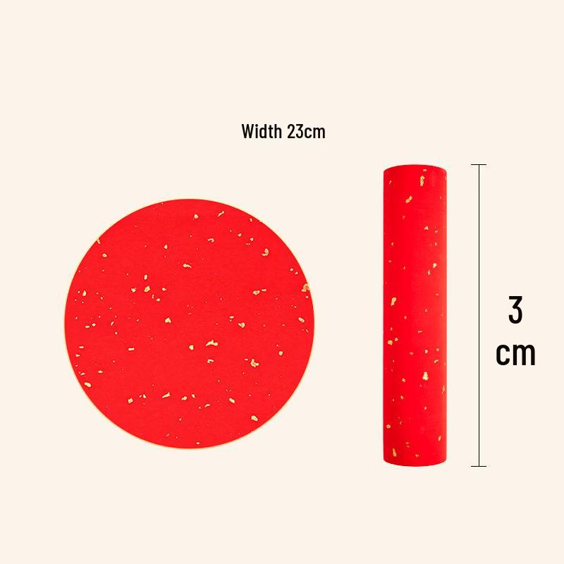 Wannianhong Gold Sprinkled Blank Couplet Paper Scroll