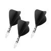 CUESOUL Integrated Flight and Shaft ROSTAK57 T19 Series Two Tone Two Material Mix Kite Shape Black 3 Pieces Set CS-AK57FZ1M