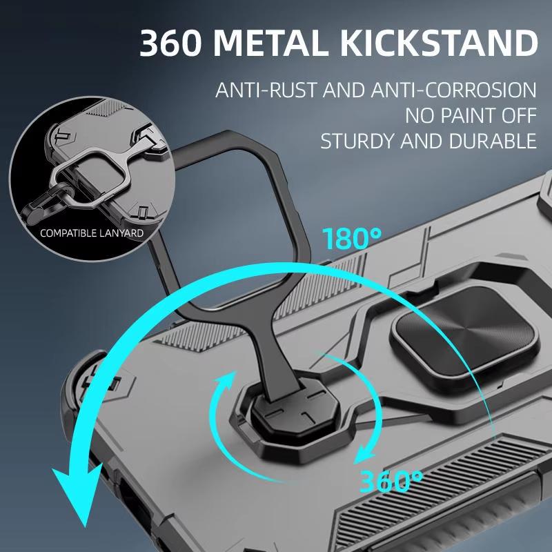 Matte Armor Kickstand Bracket Holder Case For For Iphone 17 13 15 14 16 Pro Max Plus 16e Shockproof Cases For For Iphone Air Accessories