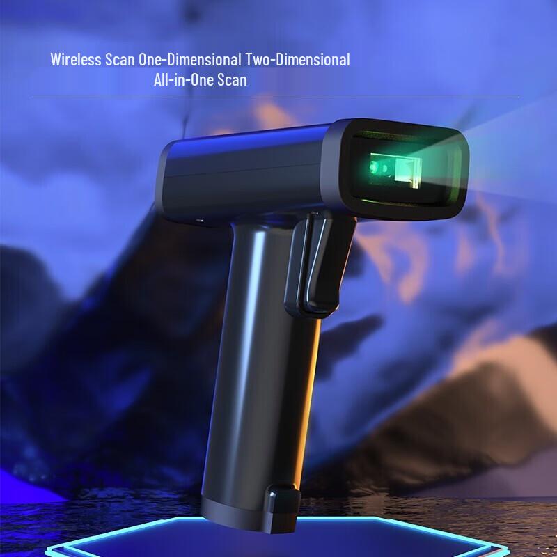 Deli Wireless 1D 2D Barcode & QR Code Scanner