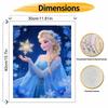 Disney Ice Queen Snowflake Painting by Numbers Hand Filled Drawing Art Kit Home Decor