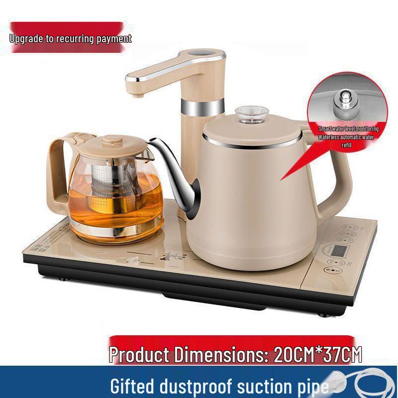 Durable Integrated Kettle & Tea Tray with Auto Power-Off for Home Use; Ideal for Tea Brewing & Water Boiling