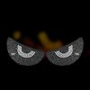 2pcs Diamond Crystal Car Body Devil Eyes Stickers Decal Decoration Car Accessories for Vehicle Body Sticker Windshield for Women
