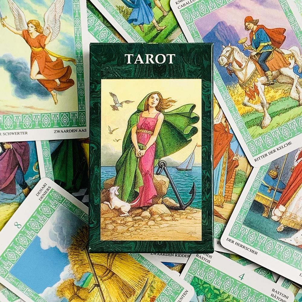 New Tarot Deck English Version Prediction Divination Board Playing Games Party Entertainment Game Cards, New Year Gifts