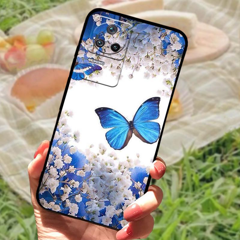 Für Poco F4 5G Hülle Poco F5 Pro Silikon TPU Bumper Weiche Handyhülle Für Xiaomi Poco F4 GT 5G Cartoon Tier Hülle Fundas Cases