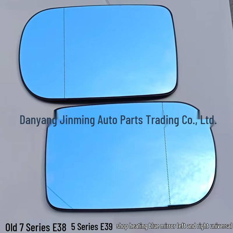 Reflective Blue Heated Mirror Glass for BMW 5 Series E39 and 7 Series E38