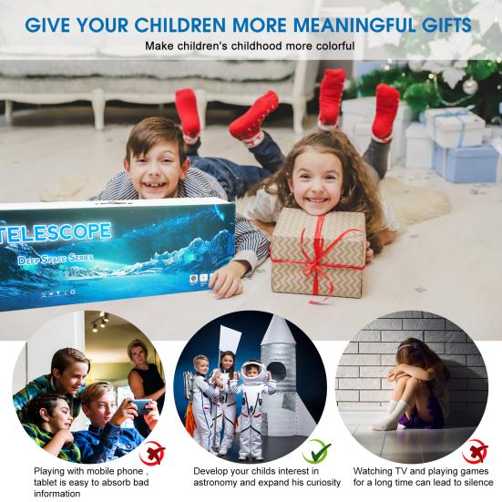 Telescope Large Aperture High Clarity Multipurpose 70/700mm Astronomical Monocular Telescope with Tripod