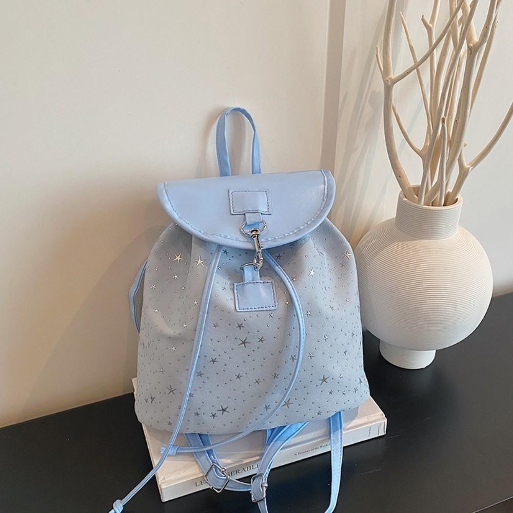 Fashion Y2k Women Backpack Star Large Capacity Travel Backpack Lightweight Schoolbags Schoolbags