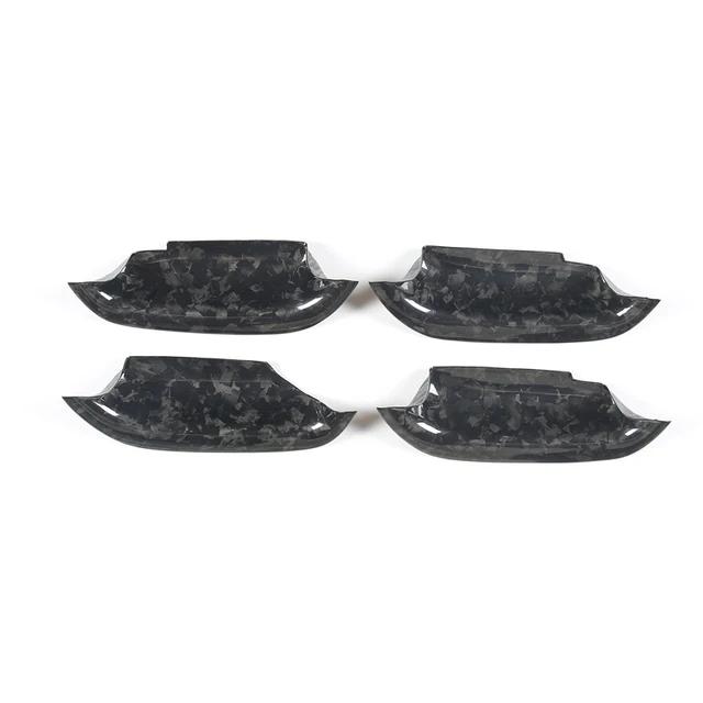 Real Carbon Fiber Car Exterior Door Bowl Handle Cover Trim Stickers For Maserati Grecale 2022-2026 Auto Accessories