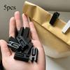 5/10Pcs Black Food Bag Sealing Clips Lightweight Durable Snack Package Seal Clamp Kitchen Storage Gadgets Household Food Fresh K