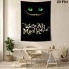 Dark, Evil Cat Pattern Home Decor Tapestry, Wall Hanging, Decorative RV Wall Cloth.ZGT0914203