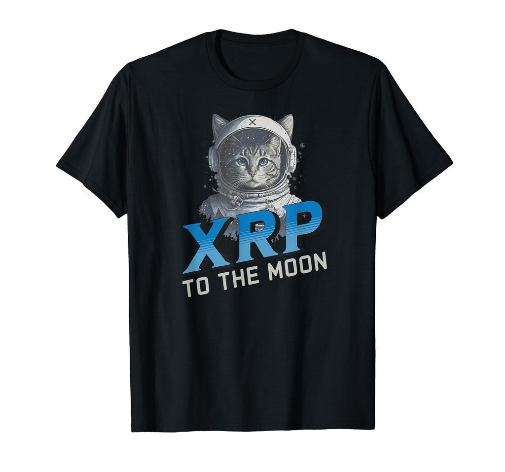 XRP To the Moon Crypto Merchandise T-shirt