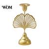 Aged Texture Candle Holder Vintage Metal Holder, Romantic Candlestick Dinner Table Centerpiece, Retro Reusable Decor for Wedding Party and Home