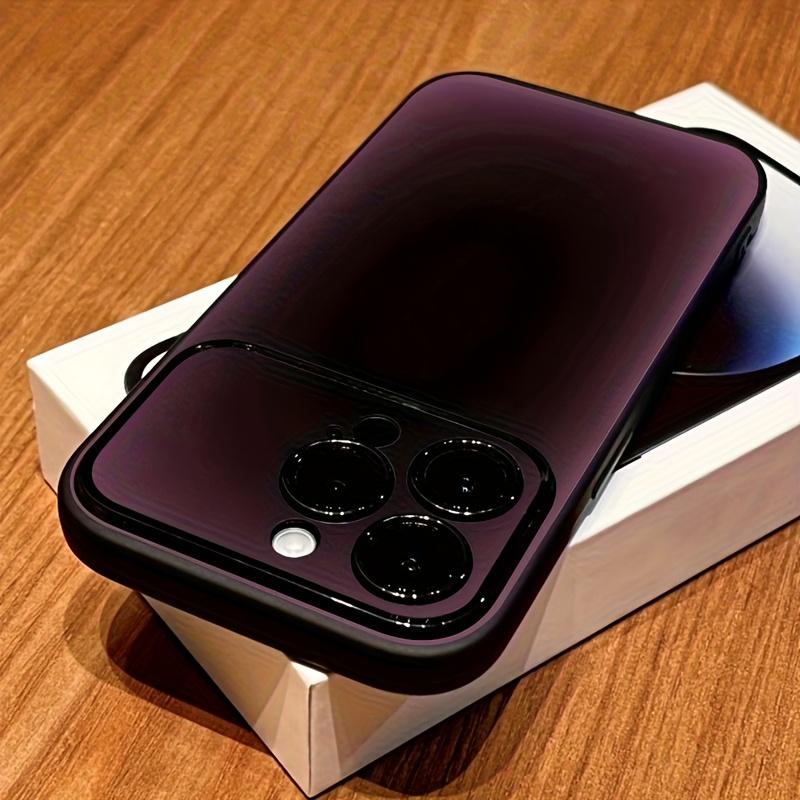 Чехол для телефона iPhone 17 16 15 14 13 12 11 Pro X XR XS Max Plus Градиентный винно-красный Минималистичный узор Ударопрочный Мягкий матовый чехол iPhone 15 Pro Max brown