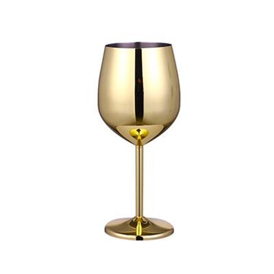 Copa de Vino Tinto de 500ML/17 Onzas Contenedor de Vino para Exteriores Copa de Champán de Acero Inoxidable Calidad Premium Copas para Vino Tinto o Blanco de Uso General