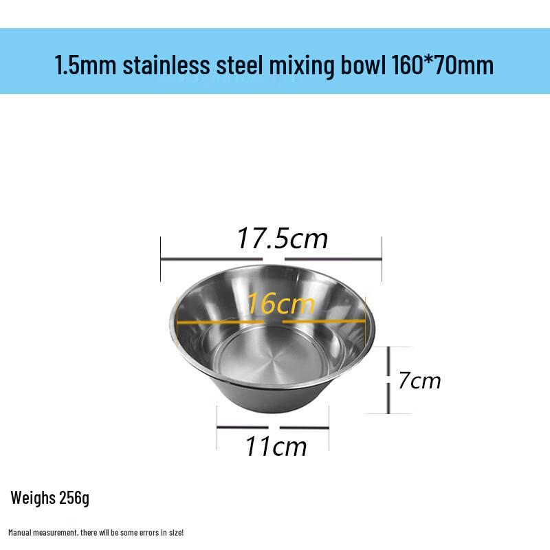 Stainless Steel Food-Grade Mixing Bowl