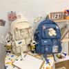 Schoolbag Female Korean Version Harajuku Ins Wind Japanese Junior High School Backpack Trendy Brand College Student Primary School Backpack