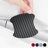 4Pcs/set Car Scratches Resistant Stickers Universal Carbon Fiber Auto Handle Protection Film Decor Sticker Decal Car Accessories