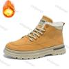 Fashion Snow Boots Winter Men Boots 2025 Plush Comfortable Warm Outdoor Anti Slip Cotton Shoes Lace Up Platform Cold Proof Hiking Boots
