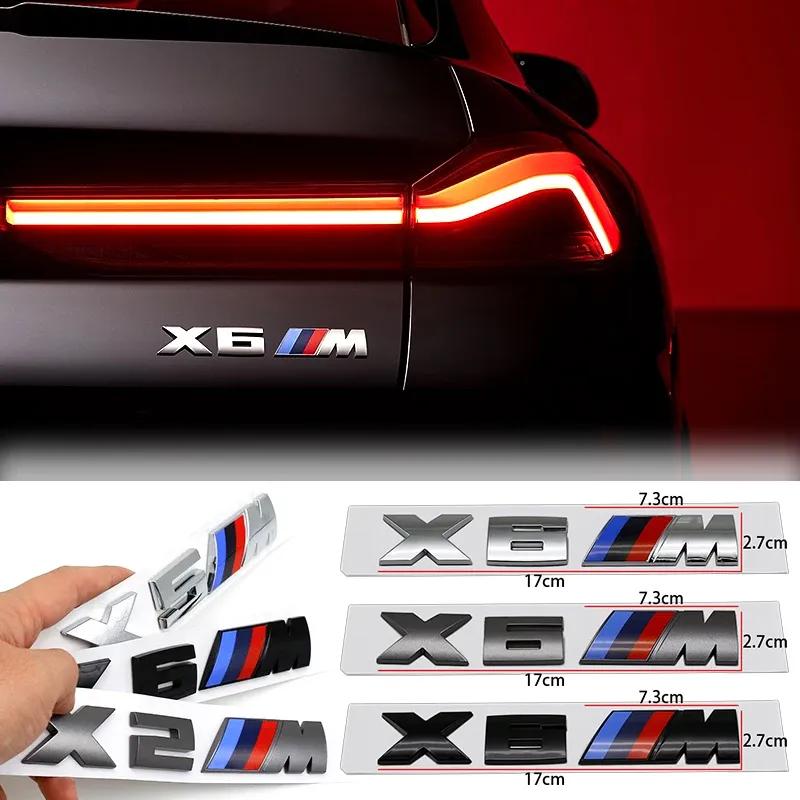 For BMW M2 M X3 M4 X5M M6 M7 F48 G01 E84 E83 F39 F10 F30 G11ABS M Car Fender Badge Trunk Sticker Accessories