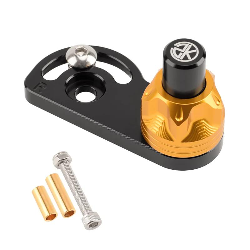 Chekis  Modification Accessories Motorcycle Horn Button Parking Lock Slope Brake Switch Assistant with Limit Screw Does N