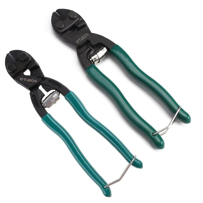 8" Mini Bolt Cutter with Comfortbale Handle Heavy Duty Compact Bolt Cutter Steel Cutter for Household Industrial Durable
