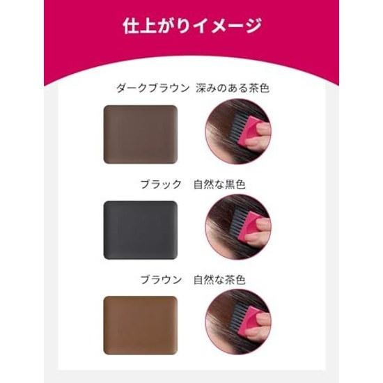 2 pieces Priore Hair Foundation Dark Brown Gray 3.6g x ( )