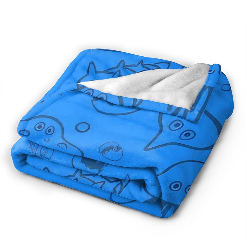 D-Dragon Quest Slimes Blanket Quality Soft Warm  Throw Blanket Winter Kids Couch Chair Sofa Bed Funny Bedspread