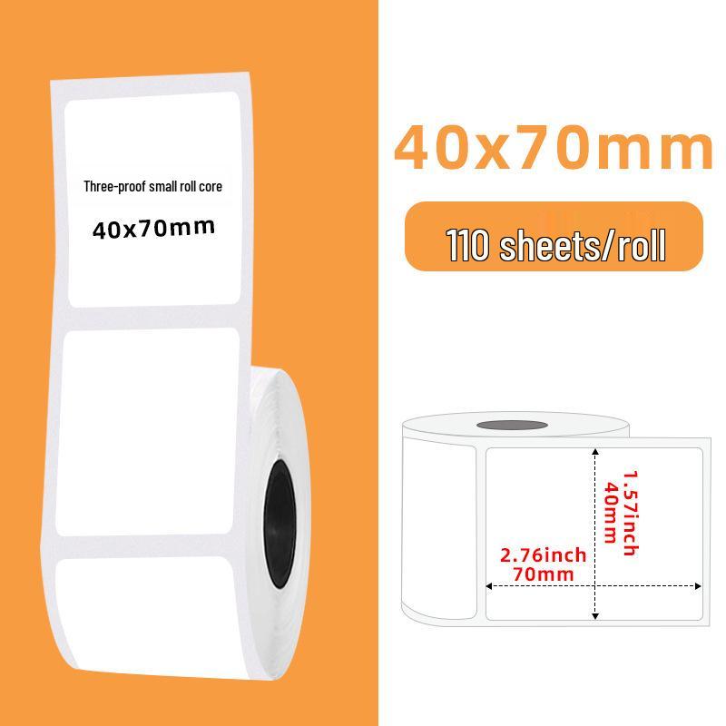 Gradient Laser Thermal Label Paper for Phomemo M220/M221/M120 - 50mm Round