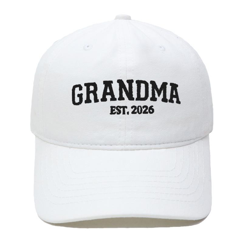 Hot Sale DAD MOM Embroidered Baseball Cap Washed Retro Male and Female Couples Casual Versatile Hat
