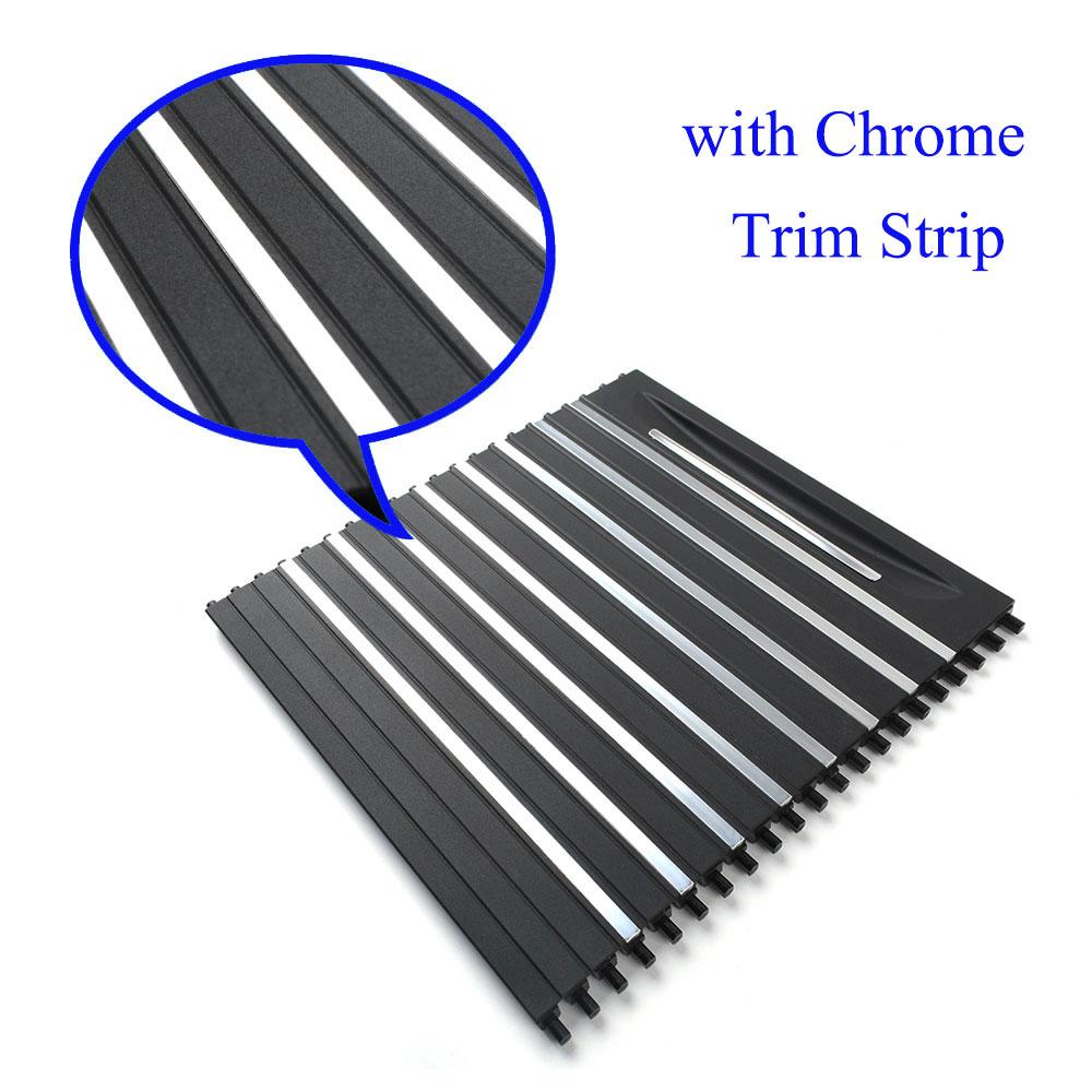 For BMW X5 X6 F15 F16 Interior Cup Holder Sliding Cover Trim Console Roller Blind Slide Replacement 2014 2015 2016 2017