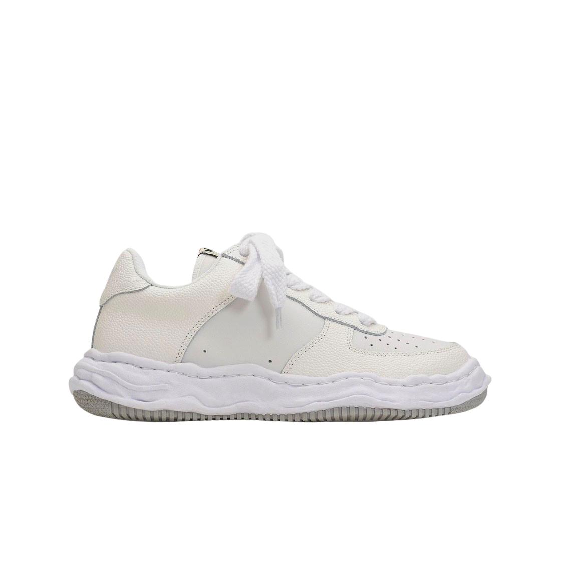 

Maison Mihara Yasuhiro Wayne Og Sole Embossed Leather Low-top Sneakers White EU 39