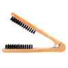 Double Brushes Comb, Wooden Hairdressing Comb V Shaped Splint Comb Styling Tools Anti Static Hair Straightener Tool for Straightening Hair