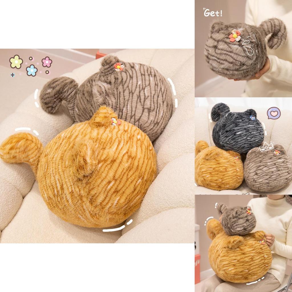 Adorable Cat Plush Toy Soft Cuddly Pillow Doll For Girls Perfect Gift For Sleeping