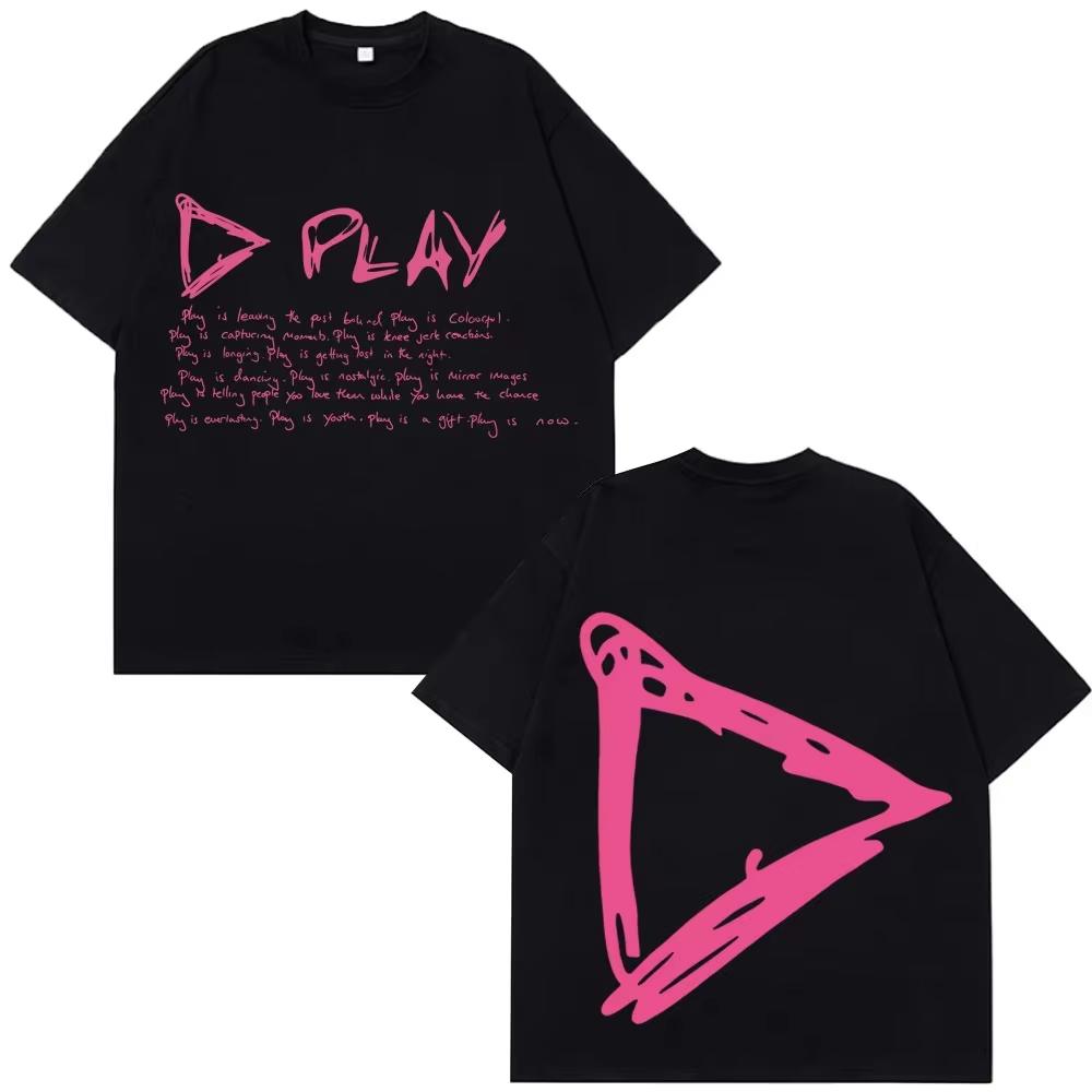 Ed Sheeran Play Tour New Mens TShirt  Stylish Harajuku Street Style Loose Fit Casual Suitable for Couples  Streetwear Top