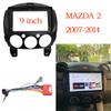 9 Inch Car Plastic Dash Panel Auto Radio Multimedia Fascia For MAZDA 2 2010-2015 Dashboard ABS Plastic Installation