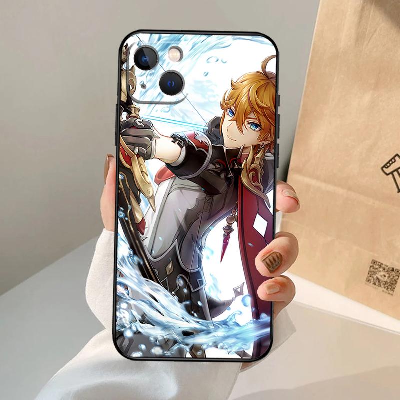 Genshin Impact Tartaglia Case Cover For IPhone 18 16 15 14 12 Pro Max 11 13 Pro Max X XR XS MAX Plus 12 Mini Coque