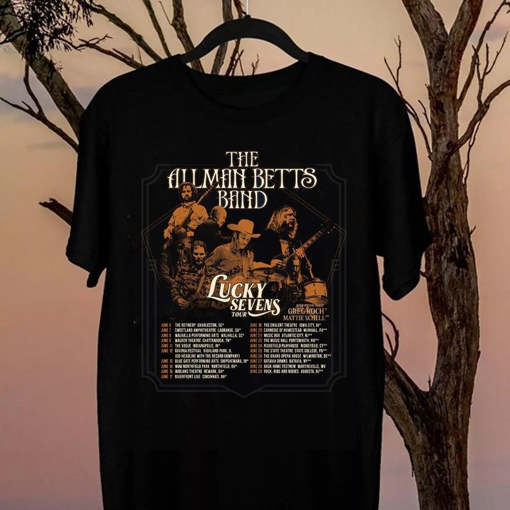 The Allman Betts Band celebrate 7 years; announce Lucky Sevens Tour Shirt PP2305 Unisex T-Shirt M