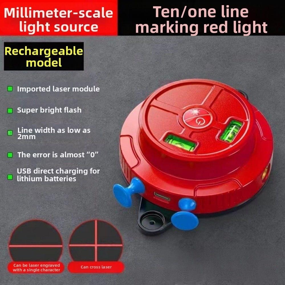 Strong Magnetic Three Line Laser Level High Precision Marking Instrument Leveling Tool