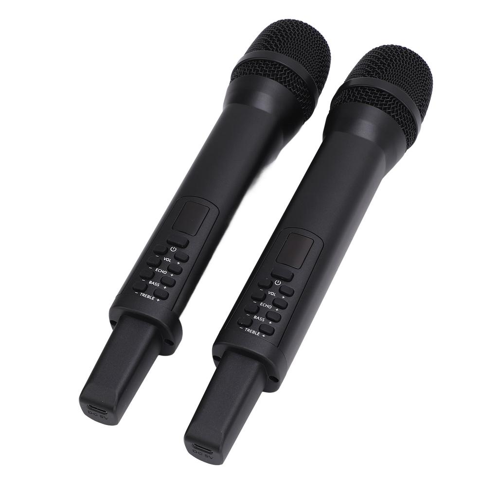 Bluetooth Microphone Professional Stage Performance Karaoke Mic Rechargeable High Low Dynamic Vocal