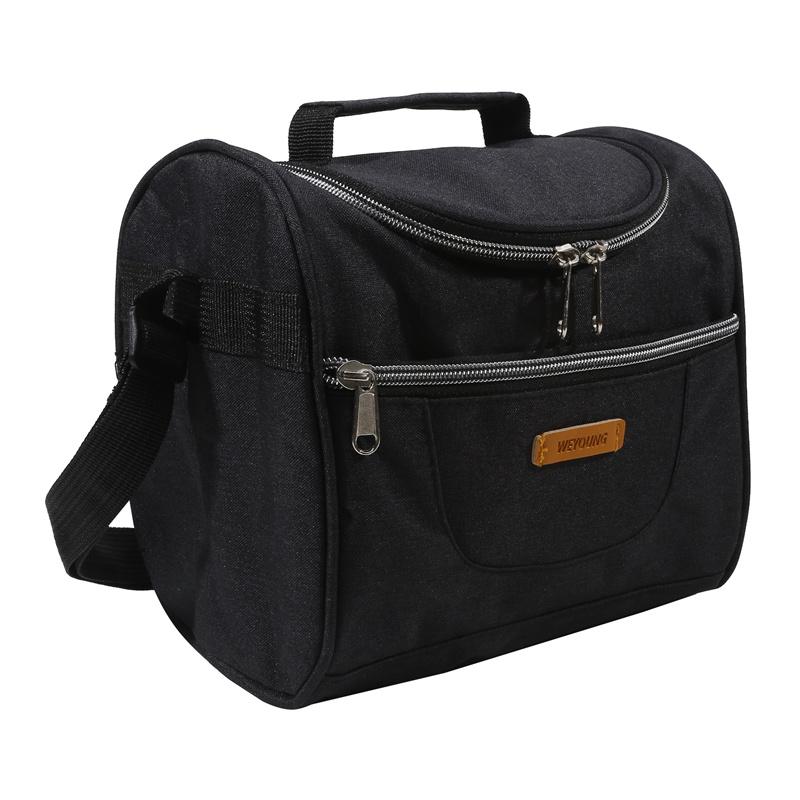 One-shoulder Lunch Box Toast Bag Portable Insulation Single-layer Large Capacity Food Hiking Picnic Bag