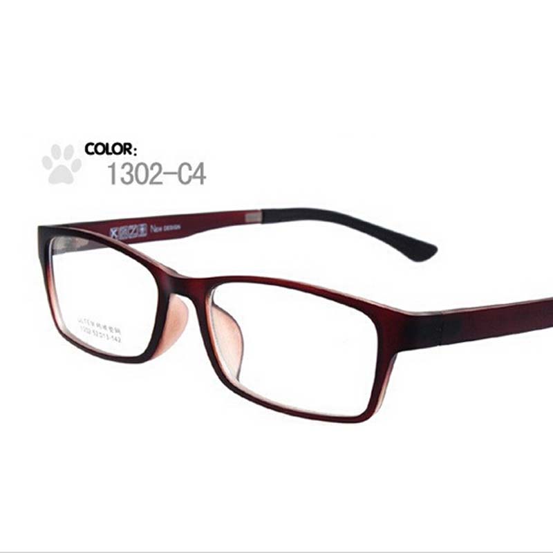 TR90 Plastic Frames Spectacles For Female Male Eyeglasses Optical Grade Super Light Sample Spectacles Frames 1302