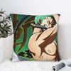 Zoro Luffy Anime Square Pillow Covers Polyester Home Cushion Cover Funny Decorative Pillow Cover 45*45