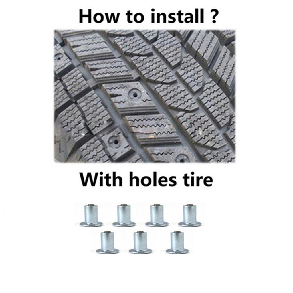 Winter Tire Spike Studs Screw Snow Spikes Wheel Tyre Chains For Car Motor 100 X