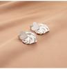 New Metal Heart-shaped Earrings Stylish Mosquito-repellent Holder Without Ear Holes Ear Clips