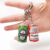 Bierblikje sleutelhanger, grappig cadeau, pop, cadeau voor mannen, vriendschapsobject