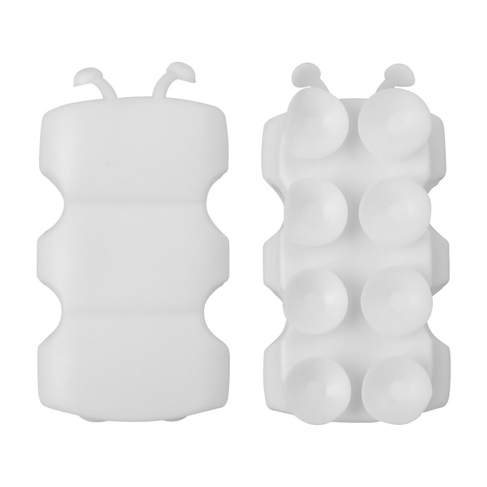 New Movable Shower Head Holder with Suction Cup Adjustable Reusable Silicone Punch-free Shower Holder Bathroom Hooks Accessories